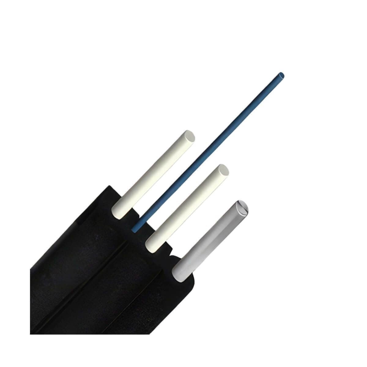 Cable FTTH autosoportado ideal para fibra óptica en redes - GRUPO CONTROL - LPS-FTTH-GJYXCH1C - CABLE DE RED