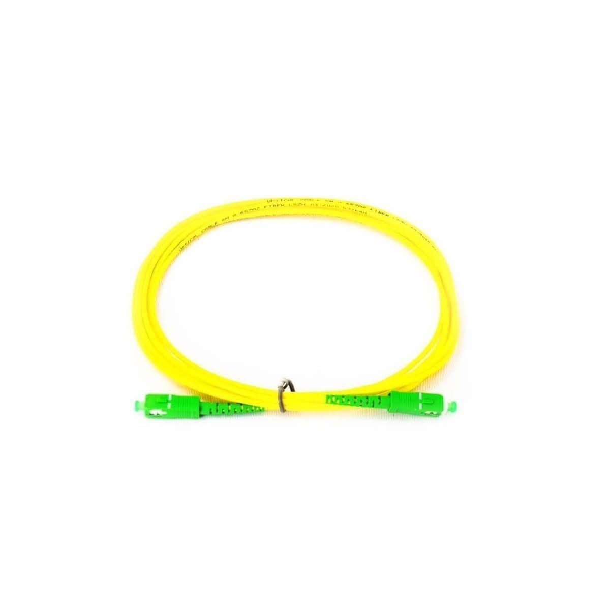 Cable Patchcord fibra óptica monomodo LPS SC/APC de 3m - GRUPO CONTROL - LPS-PATCHCORD-CABLE-3M-SC-APC - CABLE DE RED