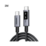Cable Tipo C A Tipo C Ugreen Uno 100w 2m Con Pantalla Led - GRUPO CONTROL - L509-35512 - CABLE DE CELULAR
