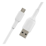 Cable USB a Micro USB Blanco - GRUPO CONTROL - CAB005BT1MWH - CABLE DE CELULAR