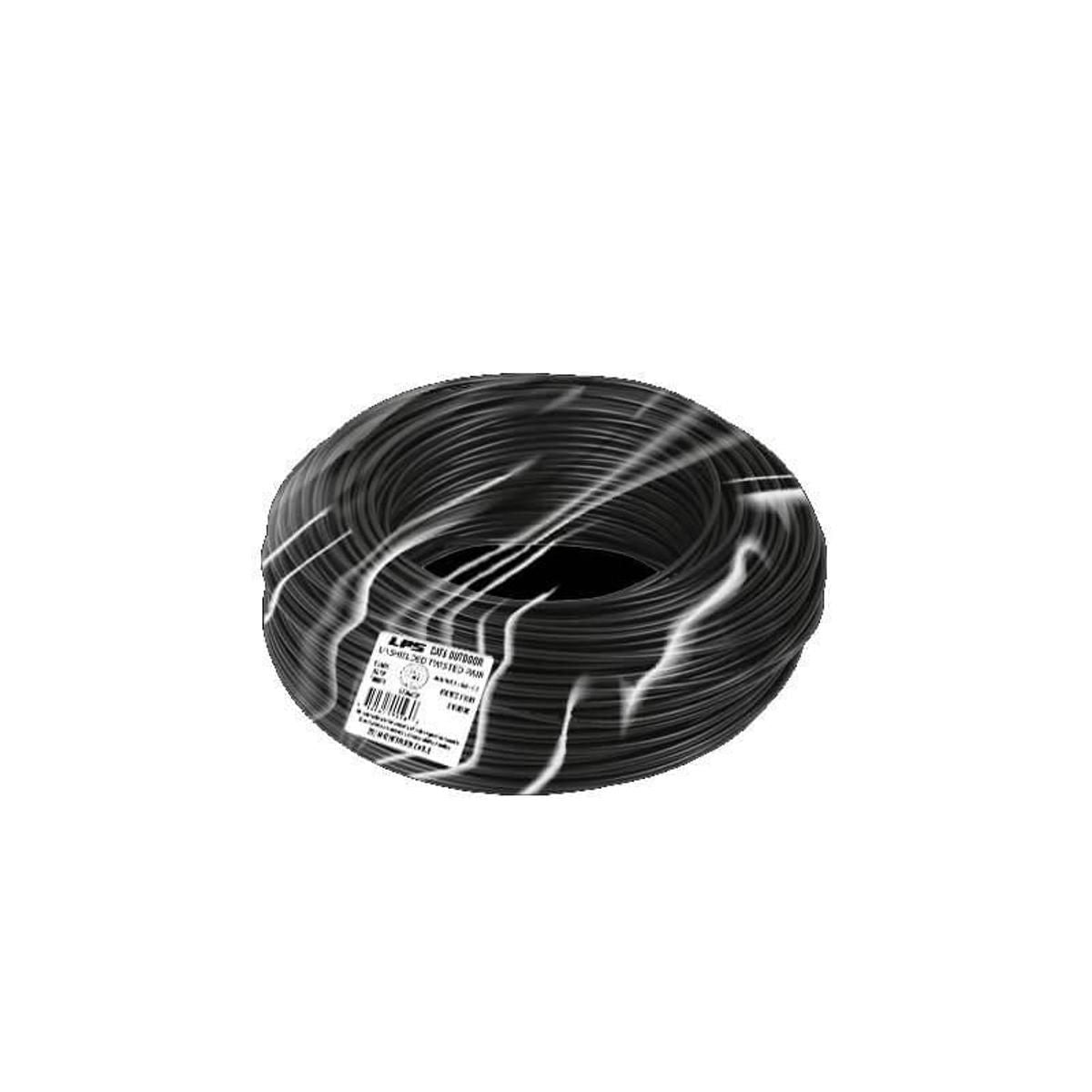 Cable Utp de Cobre 5e Exterior Negro 100m - GRUPO CONTROL - UTPCAT5100EXTCU_LPS - CABLE DE RED