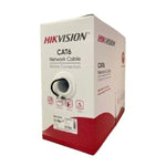 Cable UTP Hikvision Cat6 Exterior Negro 305 m - GRUPO CONTROL - DS-1LN6OUTPE-Plug Black - CABLE DE RED