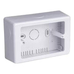 Caja de Paso 2x4 de Mecanismo 138x53x6 CM Blanca - GRUPO CONTROL - 456205 - CAJA DE PASO