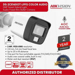 Camara Bala Hikvision 2MP 1080p Vision Nocturna DS - 2CE10DF0T - LPFS - GRUPO CONTROL - DS-2CE10DF0T-LPFS - CAMARA