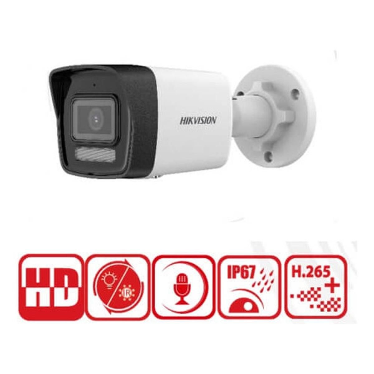 Camara Bala Hikvision IP 4mp F2.8mm DS-2CD1043G2-LIU - GRUPO CONTROL - DS-2CD1043G2-LIU - CAMARA