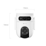 Cámara de Seguridad Ezviz CS-H9C-R100-8G55WKFL H9c 3K Doble Lente - GRUPO CONTROL - CS-H9c-R105-8H55WFL - CAMARA WIFI