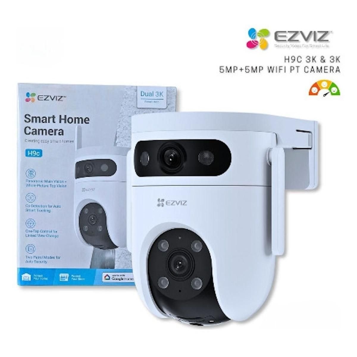 Cámara de Seguridad Ezviz CS-H9C-R100-8G55WKFL H9c 3K Doble Lente - GRUPO CONTROL - CS-H9c-R100-8G55WKFL - CAMARA