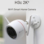 Cámara de Seguridad Ezviz H3C Wifi Exterior 2K 3MP - GRUPO CONTROL - CS-H3C-R100-1J4WKFL - CAMARA WIFI
