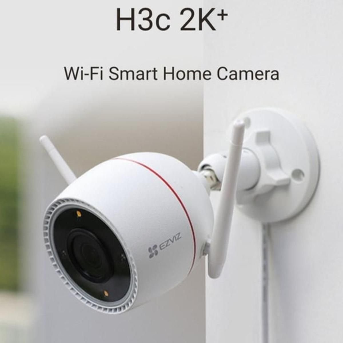 Cámara de Seguridad Ezviz H3C Wifi Exterior 2K 3MP - GRUPO CONTROL - CS-H3C-R100-1J4WKFL - CAMARA WIFI