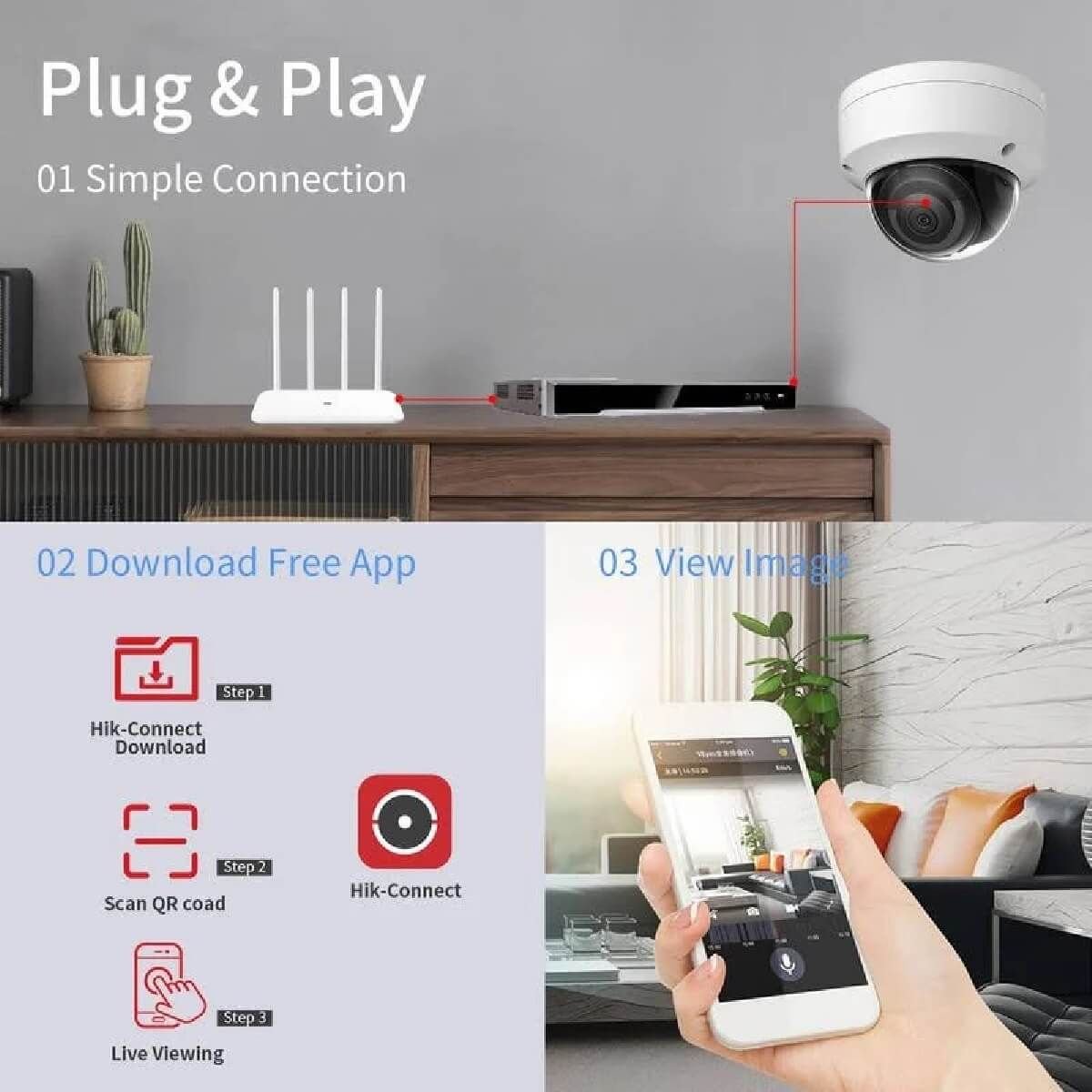 Cámara de Seguridad Hikvision DS-2CD2183G2-LIS2U 8 MP AcuSense 2.8 mm - GRUPO CONTROL - DS-2CD2183G2-LIS2U(2.8mm) - CAMARA