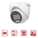 Cámara de Seguridad Hikvision Turret 3K con Micrófono DS-2CE78K0T-LFS(2.8MM) - GRUPO CONTROL - DS-2CE78K0T-LFS(2.8MM) - CAMARA