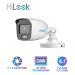Cámara de Seguridad Hilook 2mp ColorVu Bala Exterior B129-M - GRUPO CONTROL - THC-B129-M(2.8mm) - CAMARA