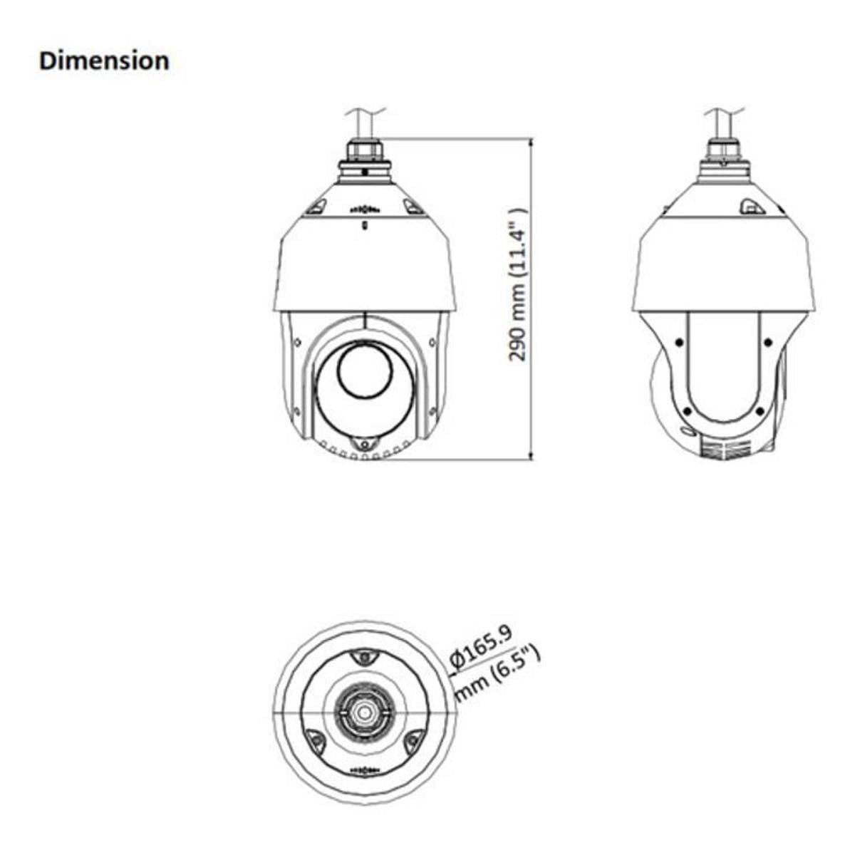 Cámara de Seguridad Hilook PTZ 2mp Exterior PTZ - T4225I - D - GRUPO CONTROL - PTZ-T4225I-D - CAMARA