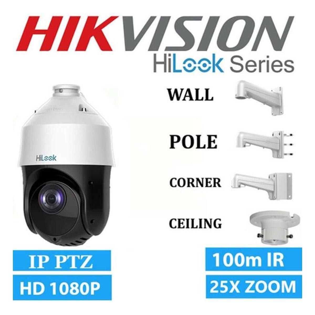 Cámara de Seguridad Hilook PTZ 2mp Exterior PTZ - T4225I - D - GRUPO CONTROL - PTZ-T4225I-D - CAMARA
