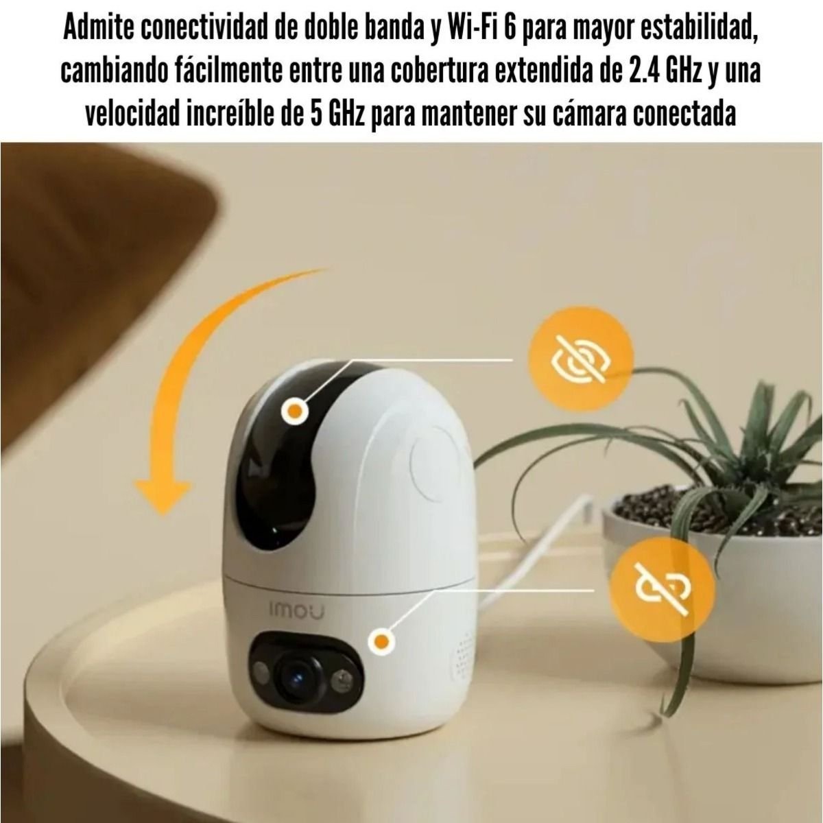Cámara de Seguridad Imou IPC - S20EN - 6M0S IP Inalámbrica 6 MP WiFi - GRUPO CONTROL - IPC-S20EN-6M0S - CAMARA WIFI
