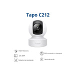 Camara de Seguridad Tp Link Robótica 2k Interior TAPOC212 - GRUPO CONTROL - TAPOC212 - CAMARA