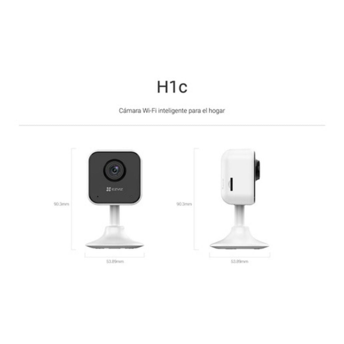 Cámara De Seguridad Wifi Ezviz H1C 2mp Magnética para Interiores - GRUPO CONTROL - CS-H1C-R101-1G2WR - CAMARA WIFI