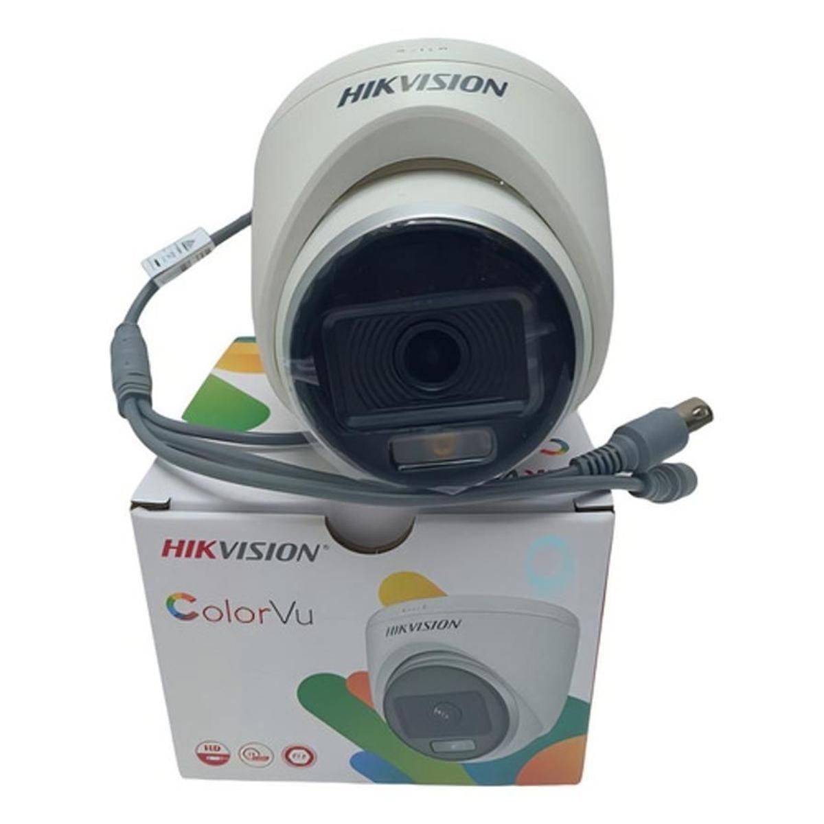 Cámara Hikvision Domo 2MP ColorVu Audio 2.8mm DS-2CE70DF0T - GRUPO CONTROL - DS-2CE70DF0T-LPFS(2.8mm) - CAMARA