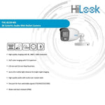 Cámara HiLook Bala 5MP Audio 2.8mm IR Exterior THC-B159-MS - GRUPO CONTROL - THC-B159-MS - CAMARA