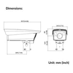 Cámara Lectora de Placas Hikvision DS - TCG405 - E IP 4MP ANPR Exterior PoE - GRUPO CONTROL - DS-TCG405-E - CAMARA IP