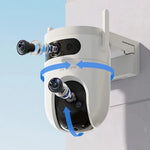 Cámara Seguridad Ezviz H9c 3mp 2K Wifi Exterior Doble Lente Blanco - GRUPO CONTROL - CS-H9c-R100-8H33WKFL - CAMARA WIFI