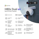 Cámara WIFI Ezviz H80X Doble Lente 4k 8MP para Exterior - GRUPO CONTROL - CS-H80x-R100-8G82WKFL - CAMARA