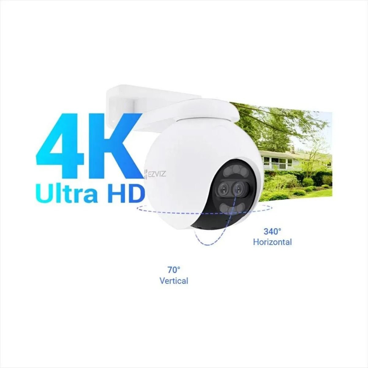 Cámara WIFI Ezviz H80X Doble Lente 4k 8MP para Exterior - GRUPO CONTROL - CS-H80x-R100-8G82WKFL - CAMARA