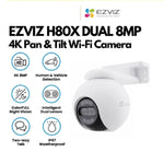Cámara WIFI Ezviz H80X Doble Lente 4k 8MP para Exterior - GRUPO CONTROL - CS-H80x-R100-8G82WKFL - CAMARA