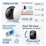 Cámara WIFI Tp Link TAPOC202 2MP Robótica 1080p Interior - GRUPO CONTROL - TAPOC202 - CAMARA WIFI