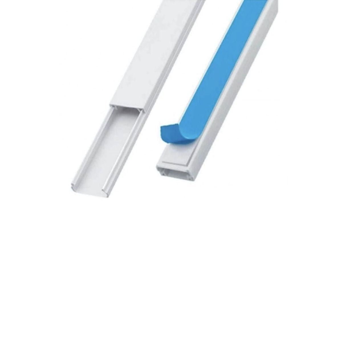 Canaleta plástica 13×8 mm con adhesivo (azul) - GRUPO CONTROL - CANAL13X8 - BANDEJA PARA CABLES