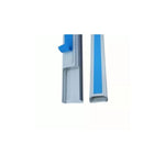 Canaleta plástica 20×12 mm con adhesivo (azul) - GRUPO CONTROL - CANAL20X12 - BANDEJA PARA CABLES