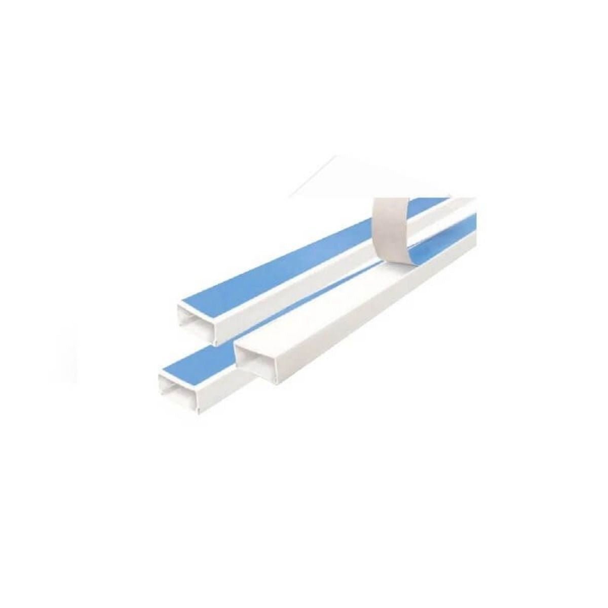Canaleta Plástica Adhesiva Azul 25x15mm Organización Cable - GRUPO CONTROL - CANAL25x15 - BANDEJA PARA CABLES