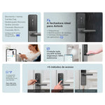 Cerradura Inteligente Ezviz CS - DL05 - R200 - WBCP - GR DL05 Wi - Fi / Huella / Código - GRUPO CONTROL - CS-DL05-R200-WBCP-GR - CERRADURA