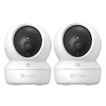 Combo 2 Cámaras EZVIZ H6C Pro 3MP WiFi Interior - GRUPO CONTROL - CS-H6C-R105-1L3WF-2P - KIT DE CAMARAS