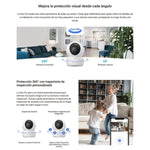 Combo 2 Cámaras EZVIZ H6C Pro 3MP WiFi Interior - GRUPO CONTROL - CS-H6C-R105-1L3WF-2P - KIT DE CAMARAS