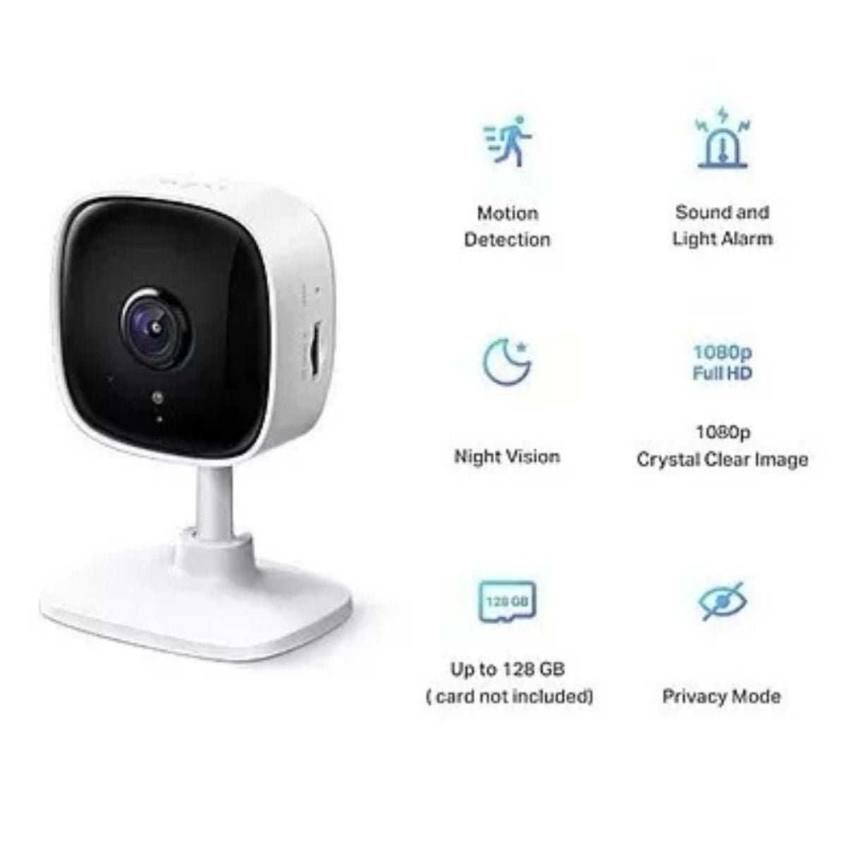Combo 2 Cámaras TP-Link Tapo C100 Wifi 2MP Interior - GRUPO CONTROL - TAPOC100-2P - CAMARA