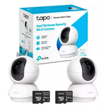 Combo 2 Cámaras Tp Link Tapo C200 Wifi 2MP + Micro SD 64GB - GRUPO CONTROL - TAPOC200-MICROSD64GB-2P - KIT DE CAMARAS