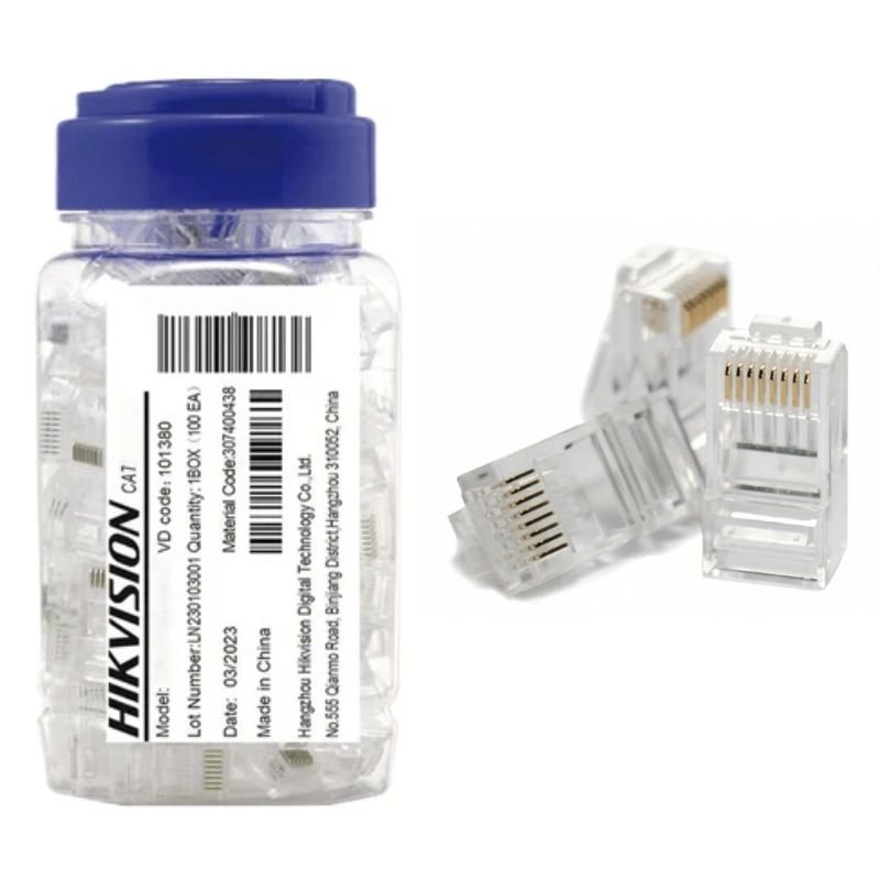 CONECTORES RJ45 CAT 6 - GRUPO CONTROL - DS-1M6UA-15U/100PCS - Product