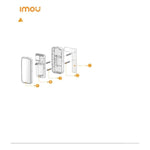 Contacto Magnético Imou ARD311 - GRUPO CONTROL - ARD311-SW-IMOU - CONTACTO MAGNETICO