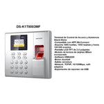 Control De Acceso Y Asistencia Hikvision Lector De Huellas Y - GRUPO CONTROL - DS-K1T8003MF - CONTROL DE ACCESO