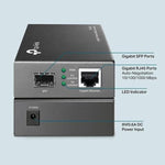 Conversor de Medios Tp - Link Gigabit Ethernet - GRUPO CONTROL - MC220L - CONVERSOR
