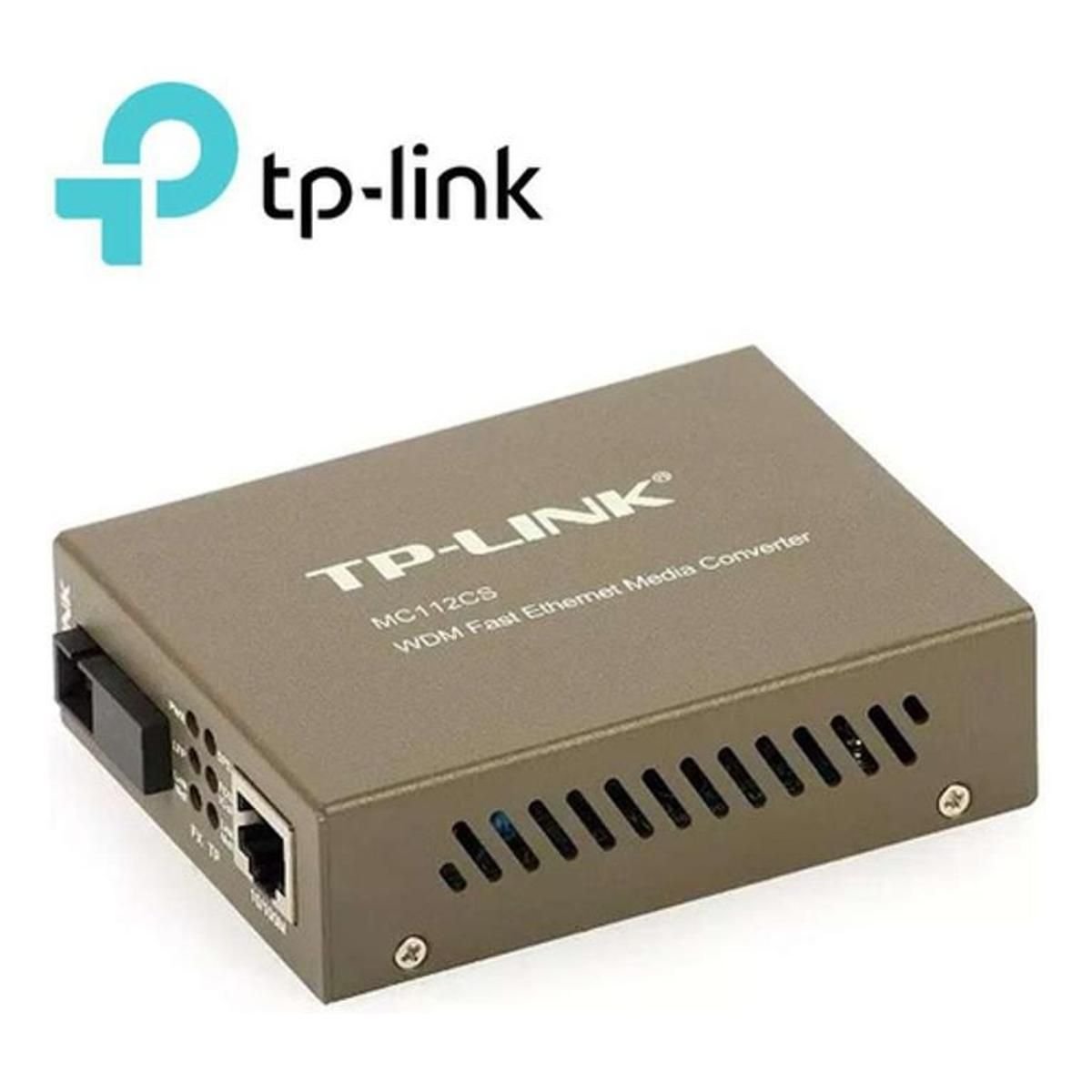 Convertidor Tp Link Multimedia 10/100mbps - GRUPO CONTROL - MC112CS - 