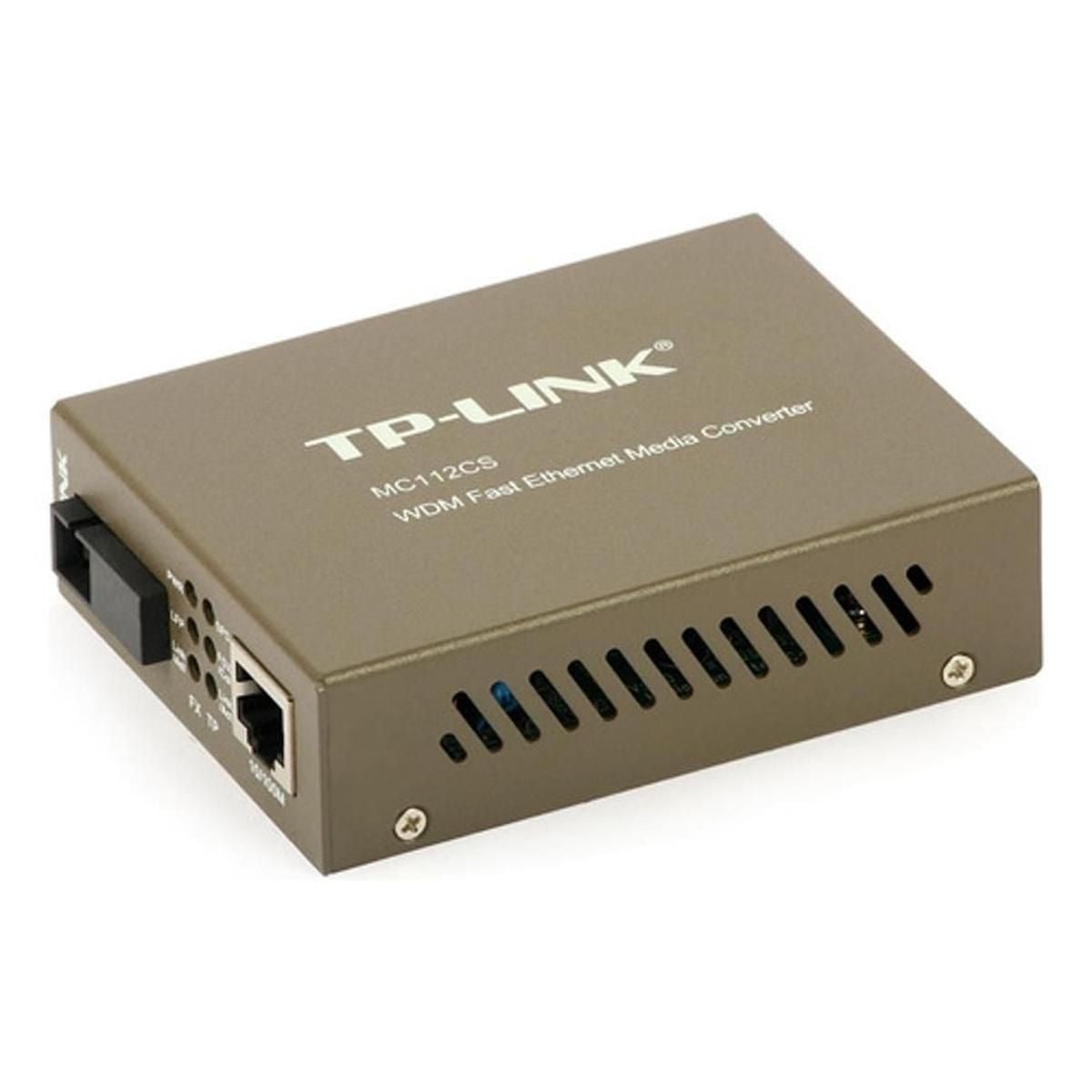 Convertidor Tp Link Multimedia 10/100mbps - GRUPO CONTROL - MC112CS - 