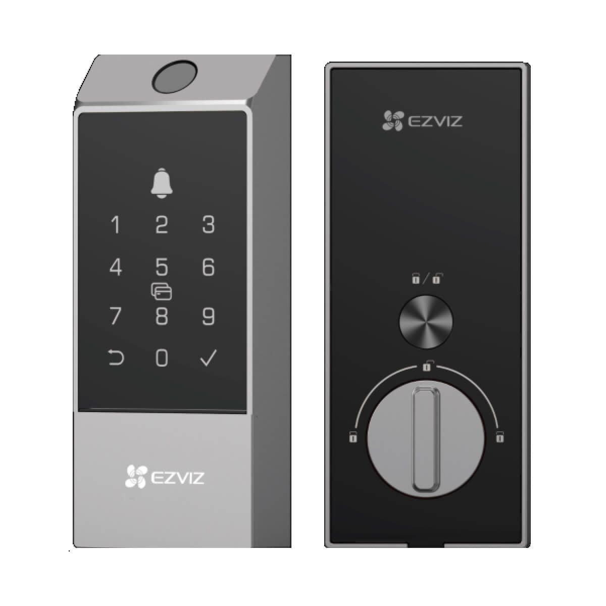 CS-DL04-R100-WBCP-GR Cerradura Inteligente Ezviz DL04 WiFi - GRUPO CONTROL - CS-DL04-R100-WBCP-GR - CERRADURA