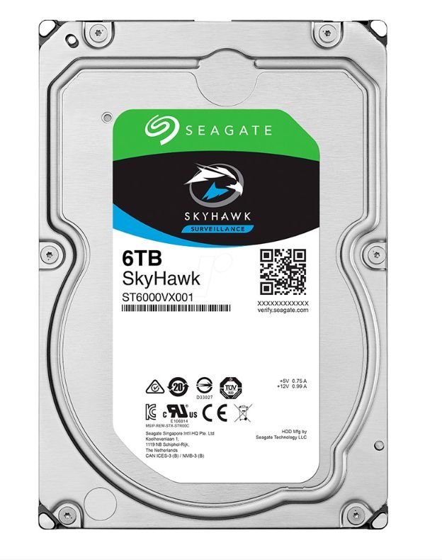 Disco Duro 6TB Seagate SkyHawk ST6000VX001 - GRUPO CONTROL - ST6000VX001 - DISCO DURO HDD