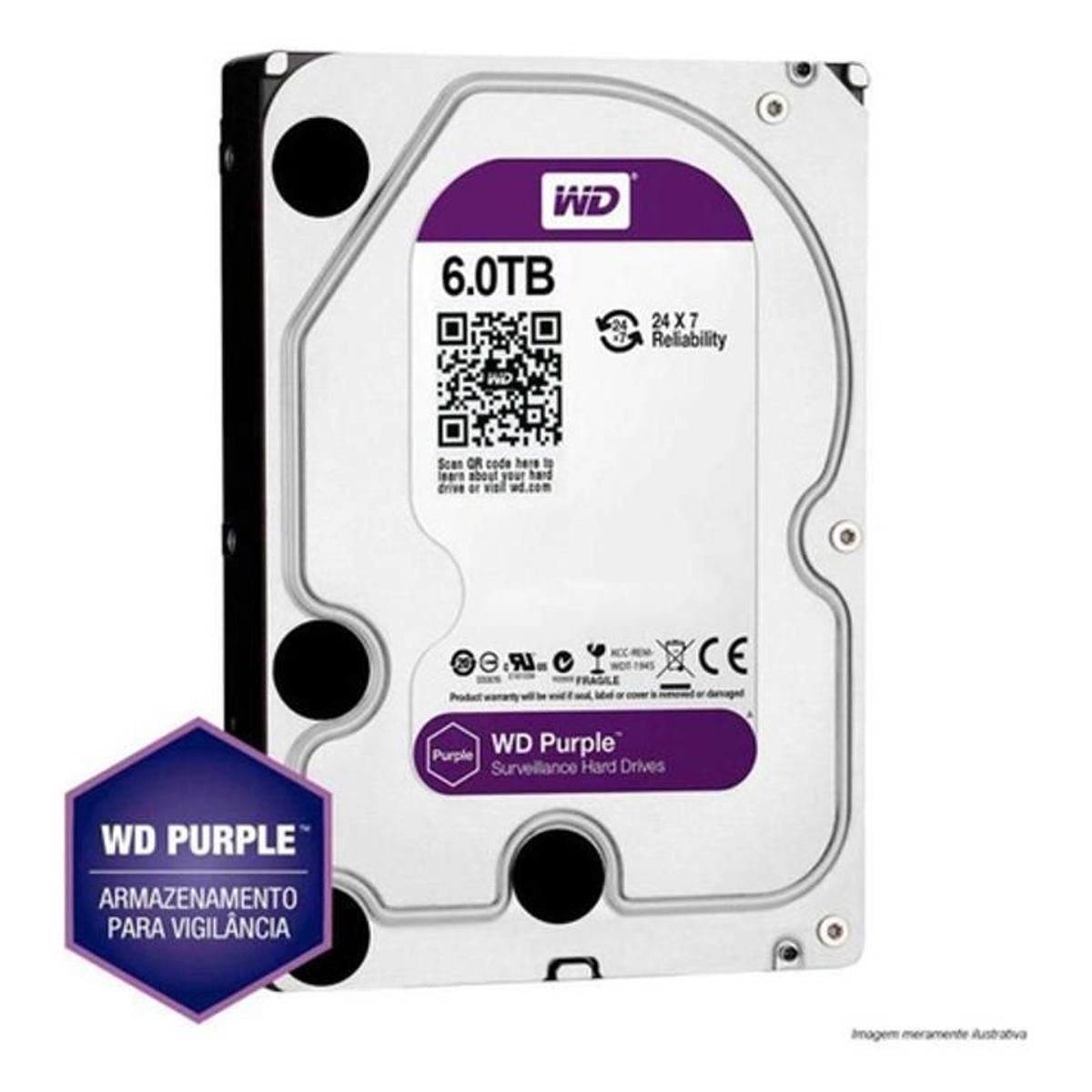 Disco Duro Western Digital WD63PURZ 6TB Videovigilancia - GRUPO CONTROL - WD63PURZ -