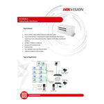 Distribuidor Hikvision Poe para Video KAD612 - GRUPO CONTROL - DS-KAD612 - EXPANSOR