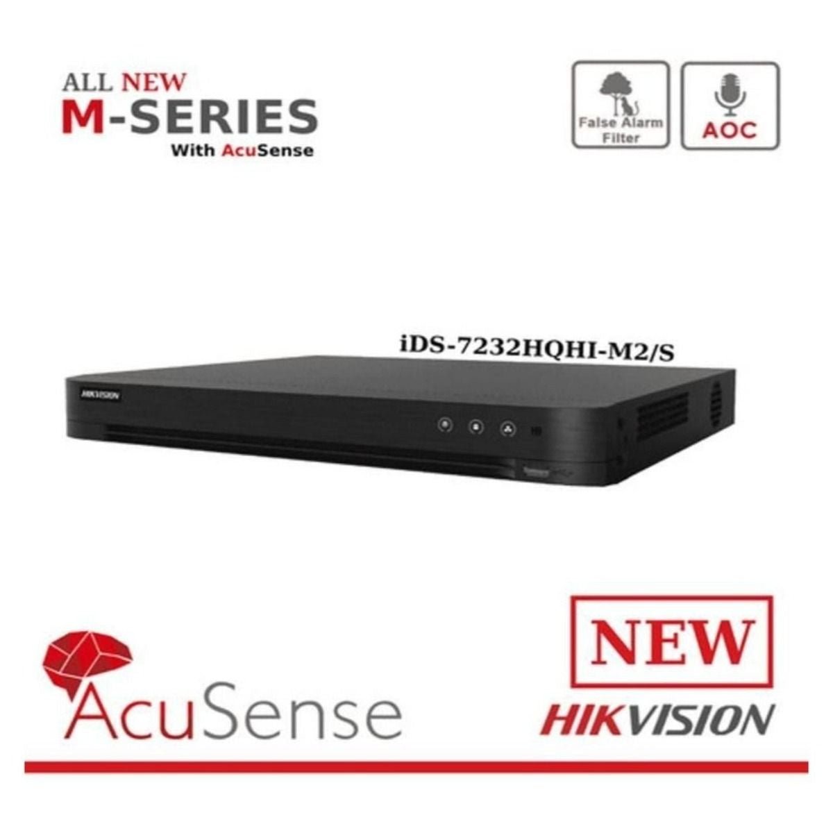 Dvr Hikvision 32 canales Turbo 1080p Lite 10TB DS - 7232HGHI - M2 - GRUPO CONTROL - DS-7232HGHI-M2 - GRABADOR