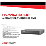 Dvr Hikvision 4 Canales 1080p Lite - GRUPO CONTROL - DS-7204HGHI-K1 -