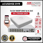 Dvr Mini Hikvision 16 Canales 1080p Lite hasta 2MP 1 Sata DS-7116HGHI-M1 - GRUPO CONTROL - DS-7116HGHI-M1 - GRABADOR